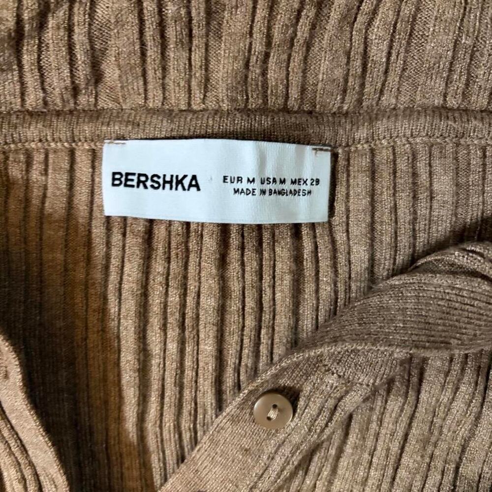 Bershka mocha brown ribbed knit - Picture 4 of 4
